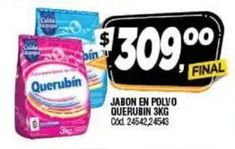 Supermercados Yaguar Querubin Jabon En Polvo 3kg oferta