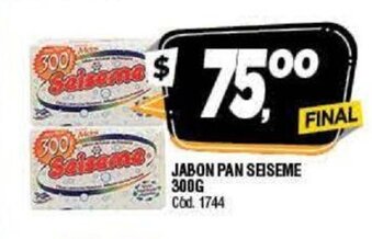 Supermercados Yaguar Seiseme Jabon Pan 300g oferta