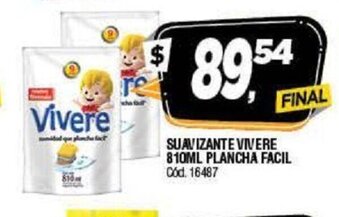Supermercados Yaguar Vivere Plancha Facil Suavizante 810ml oferta