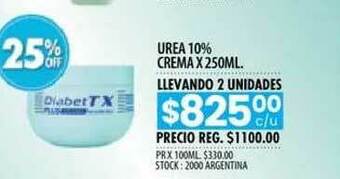 Pigmento Urea 10% Crema x 250ml oferta