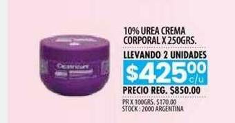 Pigmento 10% Urea Crema Corporal x 250grs oferta