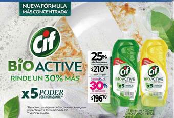 La Anonima Cif Bio Active Limón Limón Verde 25% De Descuento oferta