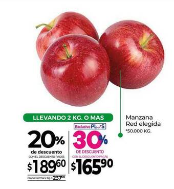 La Anonima Manzana Red Elegida 20% De Descuento oferta
