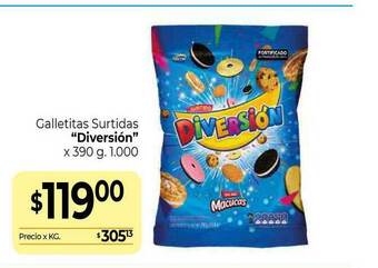 Galletitas Surtidas Dieversión x 390g