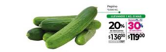 La Anonima Pepino 20% De Descuento oferta
