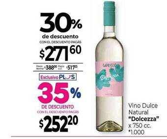 La Anonima Vino Dulce Natural x 750cc oferta