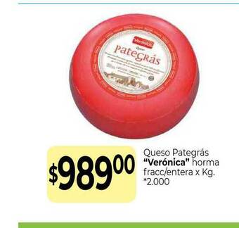 La Anonima Queso Pategras oferta