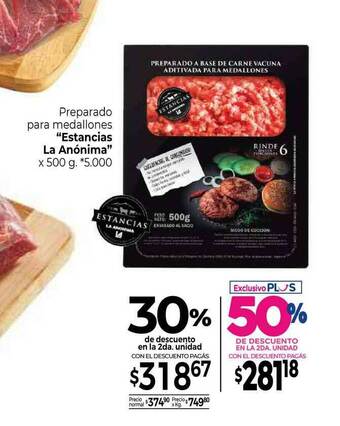 La Anonima Preparado Para Medallones oferta