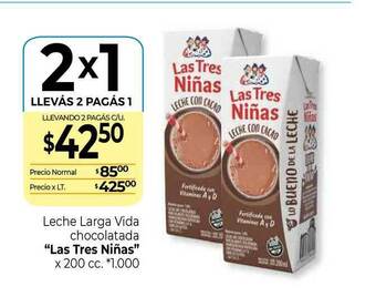 La Anonima Leche Larga Vida Chocolatada x200cc oferta