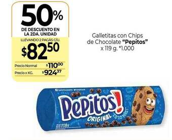 La Anonima Galletitas Con Chips De Chocolate x 119g oferta