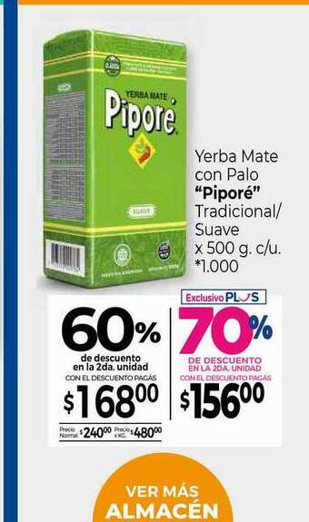 La Anonima Yerba Mate Con Palo x 500g oferta