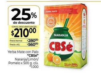La Anonima Yerba Mate Con Palo x 500g oferta