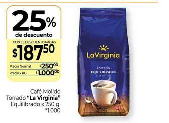 La Anonima Café Molido Torrado x 250g oferta