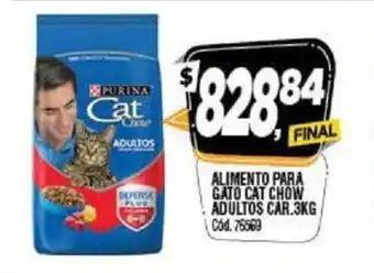 Supermercados Yaguar Purina Cat Chow Alimento Para Gato Adultos Car. 3kg oferta