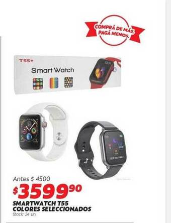 Ferniplast Smartwatch T55 Colores Seleccionados oferta