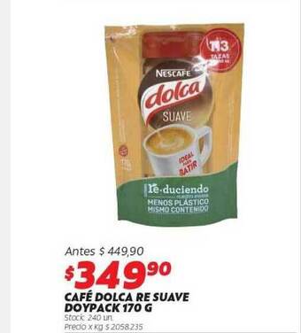 Ferniplast Café Dolca Re Suave Doypack oferta