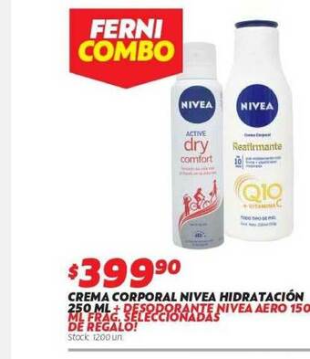 Ferniplast Crema Corporal Nivea Hidratación oferta