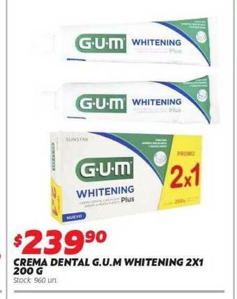 Ferniplast Crema Dental G.u.m Whitening 200g oferta