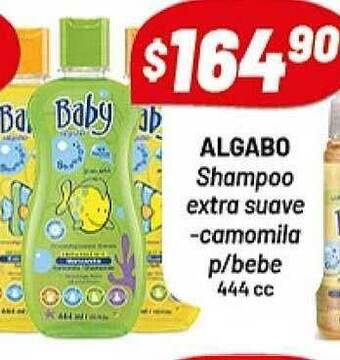 Almacor Algabo Shampoo Extra Suave Camomila P Bebe 444cc oferta