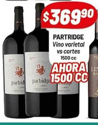 Almacor Partridge Vino Varietal Vs Cortes 1500cc oferta