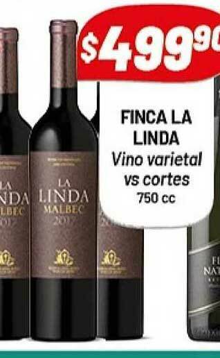 Almacor Finca La Linda Vino Varietal Vs Cortes 750cc oferta