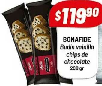 Almacor Bonafide Budin Vainilla Chips De Chocolate 200gr oferta