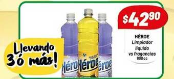 Almacor Héroe Limpiador Liquido Vs Fragancias 900cc oferta