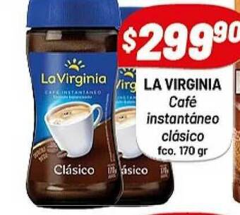 Almacor La Virginia Café Instantáneo Clasico 170gr oferta