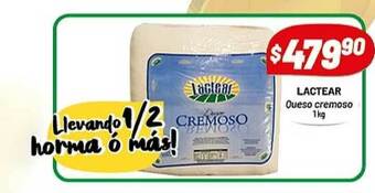 Almacor Lactear Queso Cremoso 1kg oferta