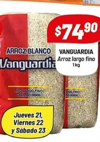 Almacor Vanguardia Arroz Largo Fino 00000 x 1kg oferta