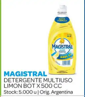 Carrefour Maxi Magistral Detergente Multiuso Limon Bot x 500cc oferta