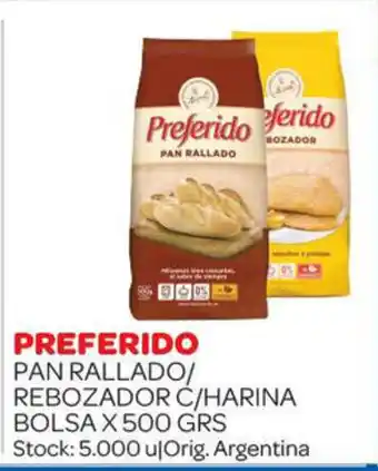Carrefour Maxi Preferido Pan Rallado/ Rebozador C/Harina Bolsa x 500grs oferta