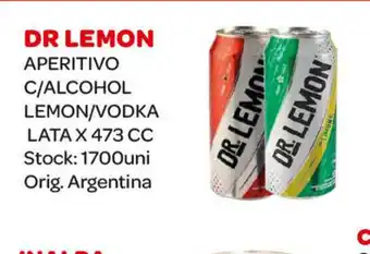 Carrefour Maxi Dr Lemon Aperitivo C/Alcohol Lemon/Vodka Lata x 473cc oferta