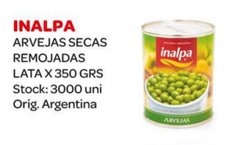 Carrefour Maxi Inalpa Arvejas Secas Remojadas Lata x 350grs oferta