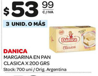 Carrefour Maxi Dánica Margarina en Pan Clasica x 200grs oferta