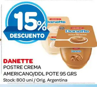 Carrefour Maxi Danette Postre Crema Americano/DDL Pote 95grs oferta