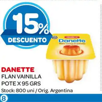 Carrefour Maxi Danette Flan Vainilla Pote x 95grs oferta