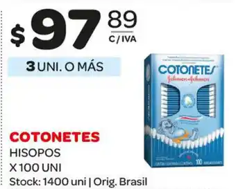 Carrefour Maxi Cotonetes Hisopos x 100uni oferta