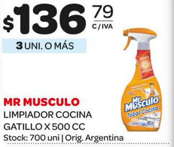 Carrefour Maxi Mr Musculo Limpiador Cocina Gatillo x 500cc oferta
