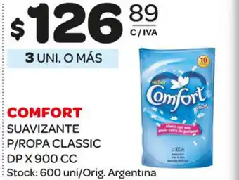 Carrefour Maxi Comfort Suavizante P/Ropa Clasico DP x 900cc oferta