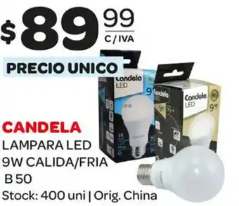 Carrefour Maxi Candela Lampara Led 9w Calida/Fria B 50 oferta