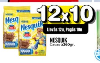 Supermayorista Vital Nesquik Cacao x 360gr oferta
