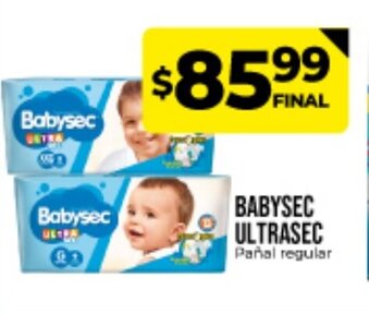 Supermayorista Vital Babysec Ultrasec Pañal regular oferta