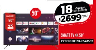 Supermayorista Vital Smart TV 4K 50" oferta