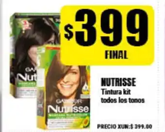 Supermayorista Vital Nutrisse Tintura kit todos los tonos oferta