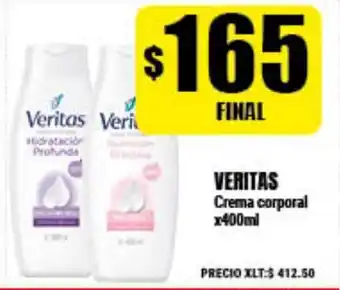 Supermayorista Vital Veritas Crema corporal x400ml oferta