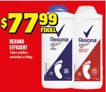 Supermayorista Vital Rexona Efficient x100gr oferta