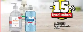 Supermayorista Vital Alcoholes En gel seleccionados x500cc oferta