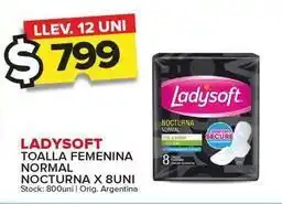 Carrefour Maxi Ladysoft - toalla femenina normal nocturna oferta