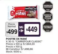 Carrefour Maxi Carrefour - postre de maní oferta